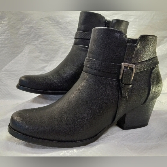 Beartraps SANTOS Womens Black Ankle Boots Size 10M - Picture 1 of 15